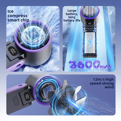 Foldable Ice Cooling Portable Neck Fan
