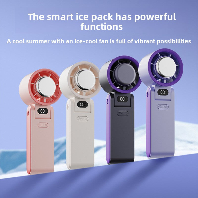 Foldable Ice Cooling Portable Neck Fan