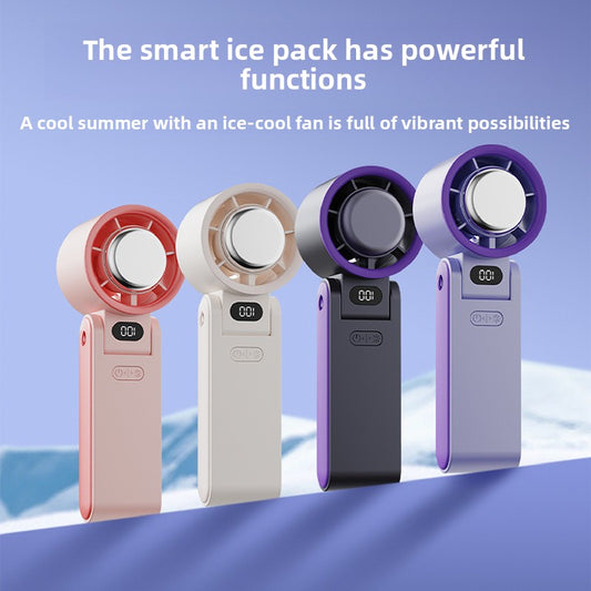 Foldable Ice Cooling Portable Neck Fan